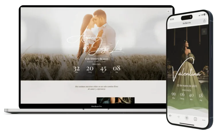 boda invitaciones web digitales novios sesion fotografica preparativos save the date
